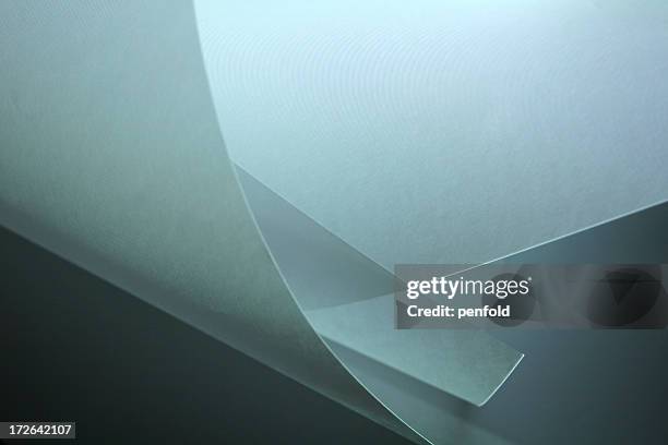 graphic of curled edges of paper on gray - opal stock pictures, royalty-free photos & images