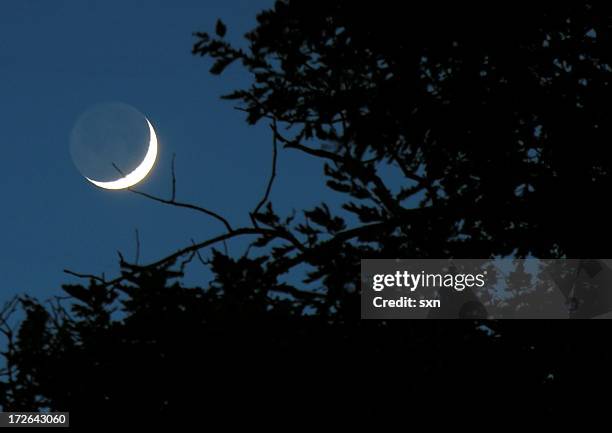 moonrise - immagini in sequenza foto e immagini stock