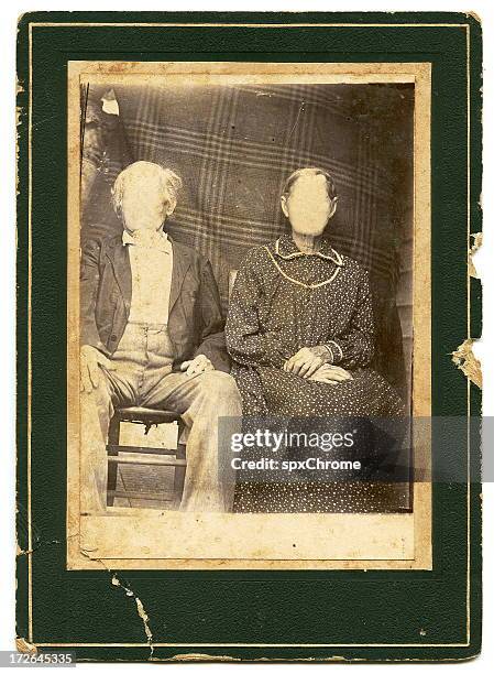 antique photo frame - horror pics stock pictures, royalty-free photos & images