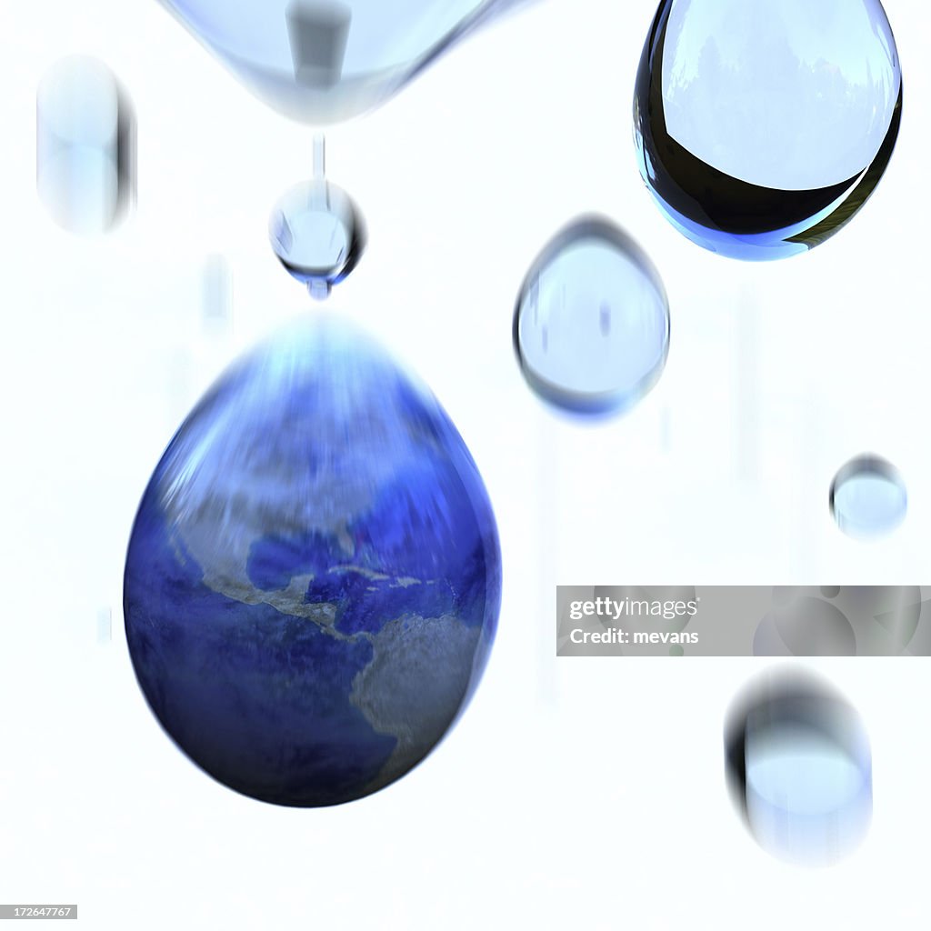 Earth Water Drop