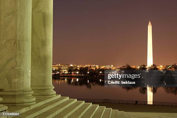 washington and jefferson - washington dc cityscape stock pictures, royalty-free photos & images