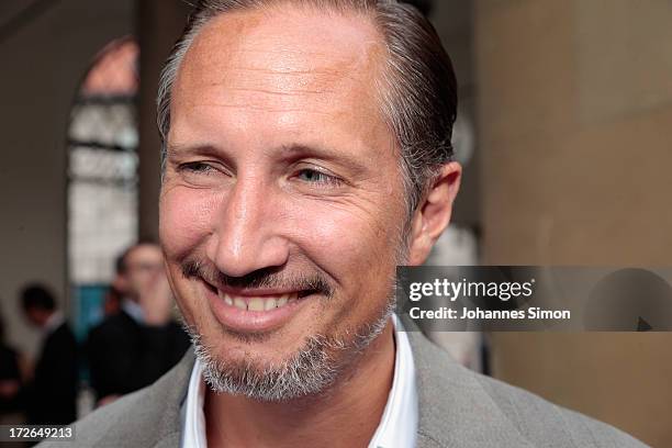 German actor Benno Fuermann arrives for the Bernhard Wicki Award ceremony at Munich film festival on July 4, 2013 in Munich, Germany.