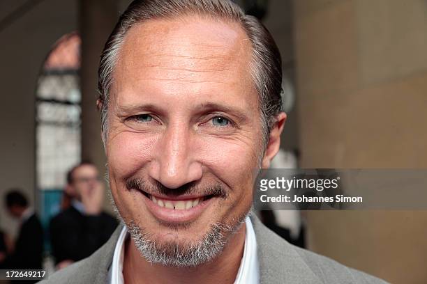 German actor Benno Fuermann arrives for the Bernhard Wicki Award ceremony at Munich film festival on July 4, 2013 in Munich, Germany.