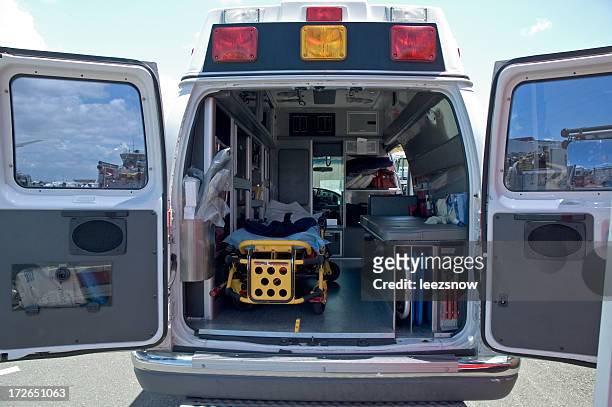 inside an ambulance - flash back stock pictures, royalty-free photos & images
