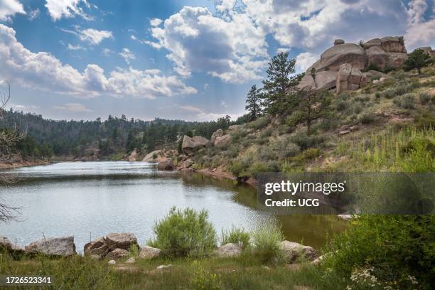 Crystal Lake Reservoir in Curt Gowdy State Park located between Cheyenne and Laramie, Wyoming.