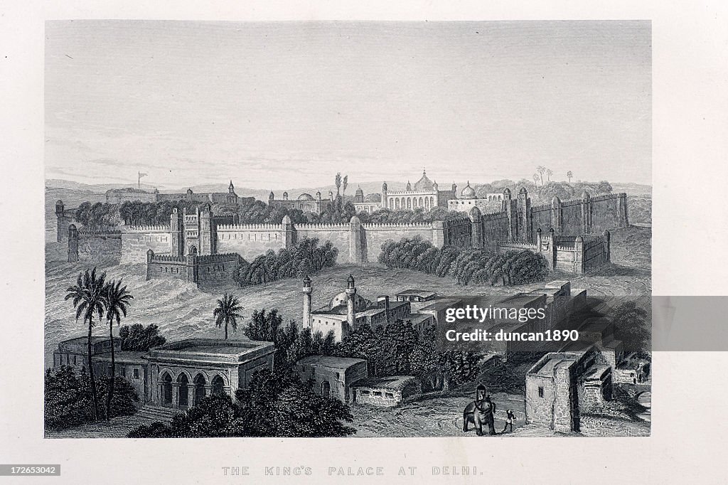 The King's Palace at Delhi