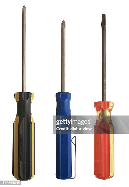 screwdriver set - schroevendraaier stockfoto's en -beelden