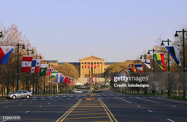 philadelphia museum of art - philadelphia museum of art stock pictures, royalty-free photos & images