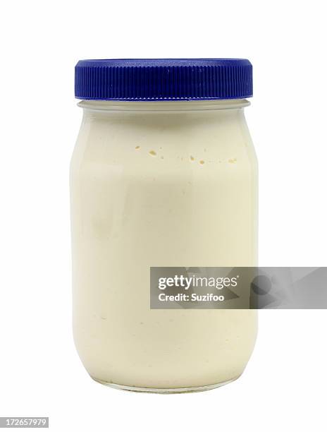 jar of mayonnaise - jar stock pictures, royalty-free photos & images