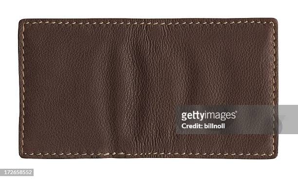 authentic leather patch - stitch bildbanksfoton och bilder