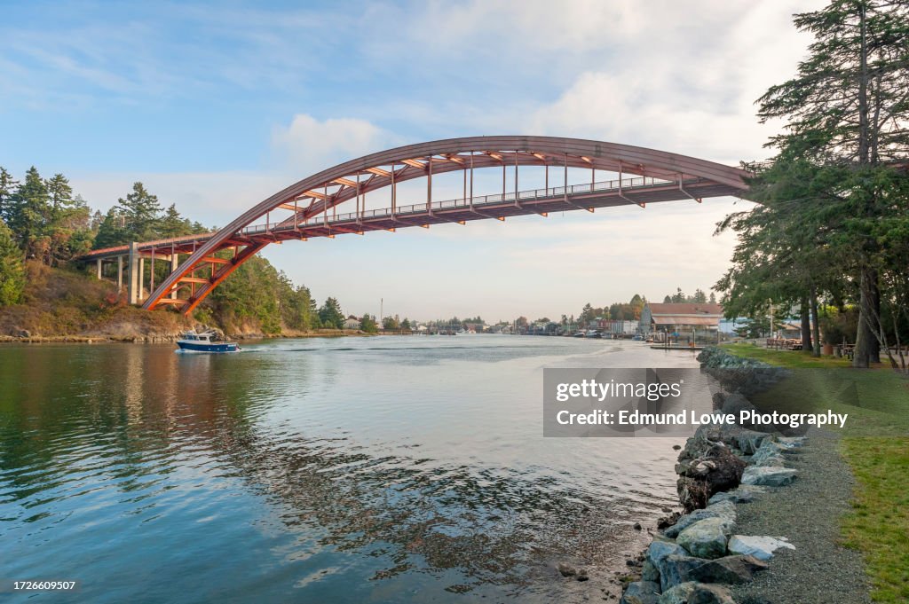 La Conner is a popular tourist town in the heart of the Skagit Valley, Washington.