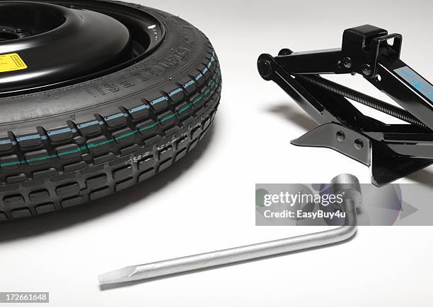 flat repair kit - car jack stock pictures, royalty-free photos & images