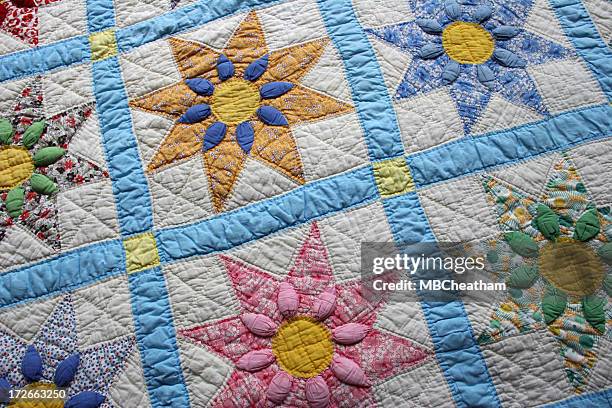 quilt series 1 - quilt stock pictures, royalty-free photos & images