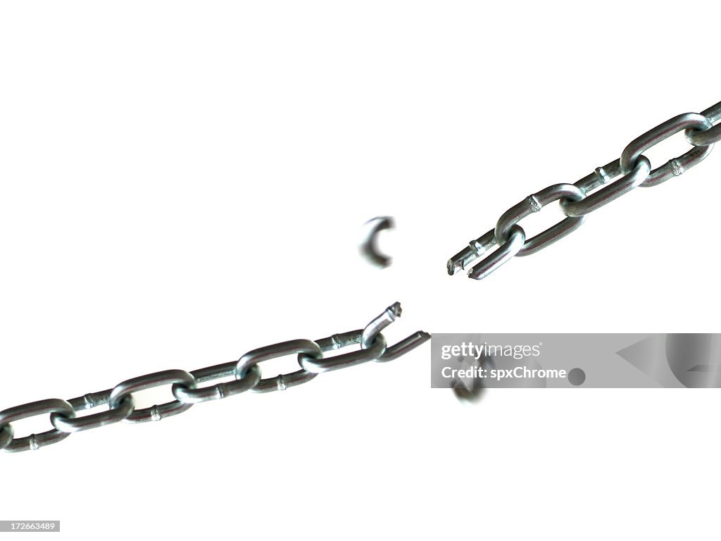 Paper Chain Breaking Breaking Chain High-Res Stock Photo - Getty Images