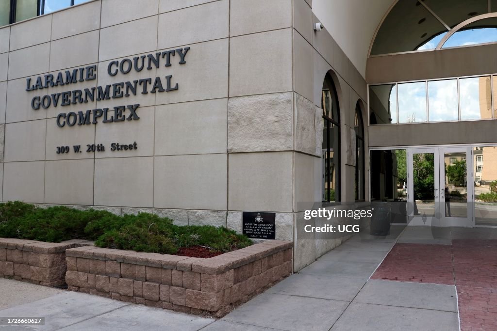 Entrance to Laramie County Governmental Complex