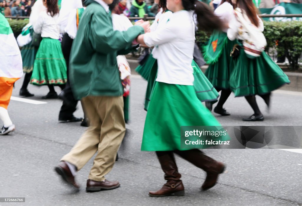 Folk dancing