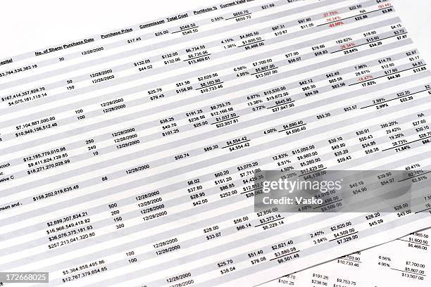 spreadsheets - 03 - spreadsheet stock pictures, royalty-free photos & images