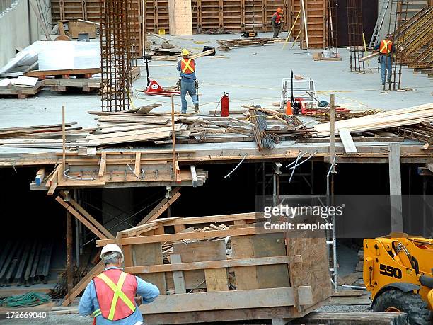 building of a capitalist society #9 - large construction site stock pictures, royalty-free photos & images