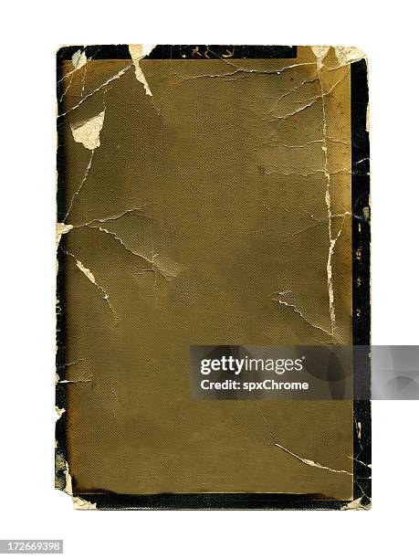 authentic decayed blank photo frame - frame stockfoto's en -beelden
