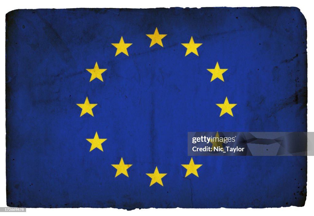 European Union Grunge Flag XXXL