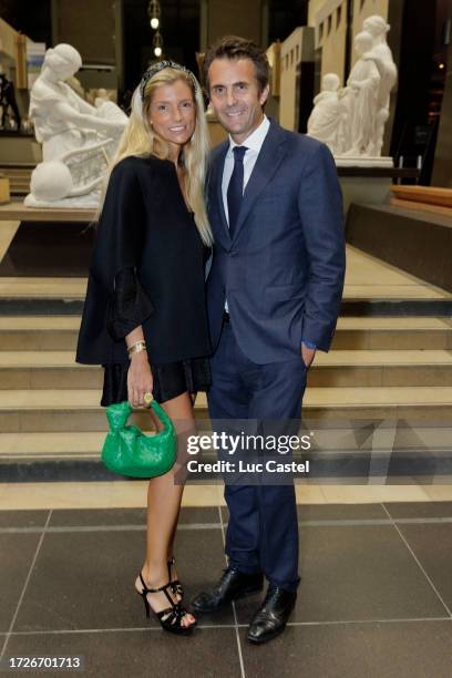 Chloe Bouygues and Yannick Bollore, CEO of Havas, President of Vivendi attend Le Diner des Amis du Musee d'Orsay on October 09, 2023 in Paris, France