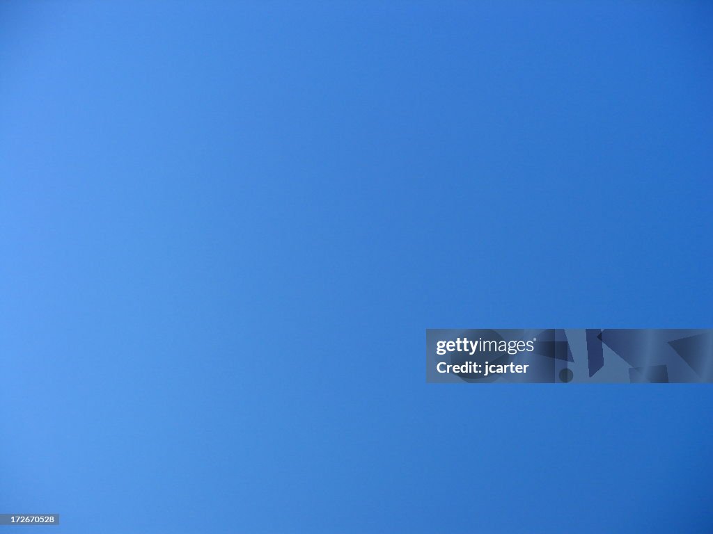 Realmente cielo azul