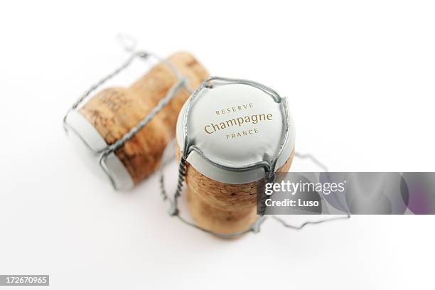 champagner cork (serie - sektkorken stock-fotos und bilder