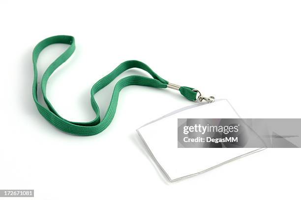 étiquette porte-nom - lanière objet manufacturé photos et images de collection