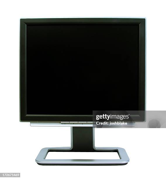 flatscreen monitor front - generico stock pictures, royalty-free photos & images