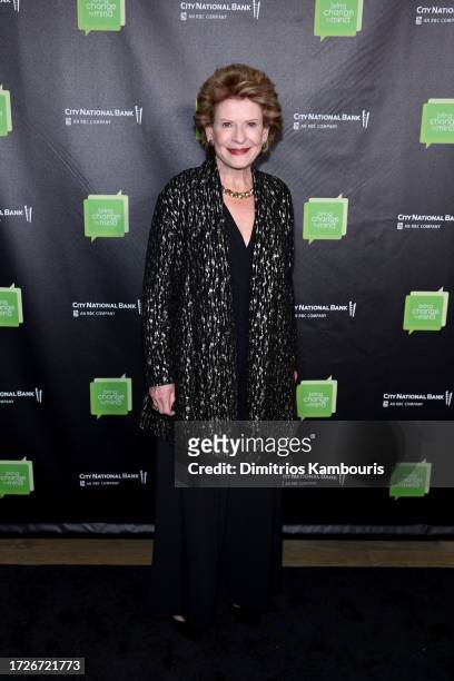 Debbie Stabenow attends the 2023 Bring Change To Mind Gala at City Winery on October 09, 2023 in New York City.