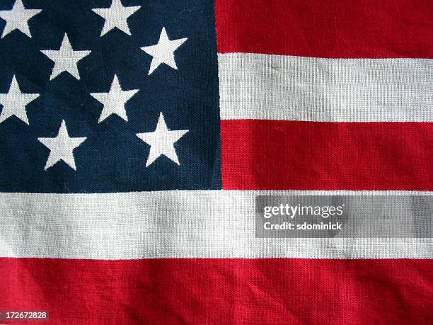 amerikanische flagge makro 2 - american flag texture stock-fotos und bilder