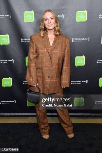 Annie Starke attends Revels & Revelations 11 hosted by Bring Change To Mind in support of teen mental health at City Winery on October 09, 2023 in...