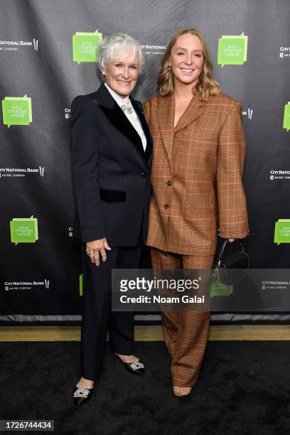 Glenn Close and Annie Starke attend Revels & Revelations 11 hosted by Bring Change To Mind in support of teen mental health at City Winery on October...