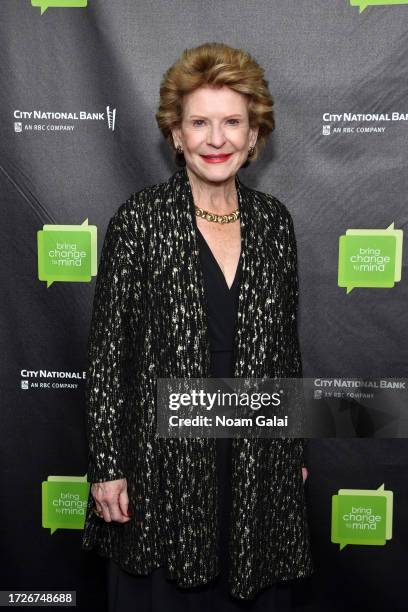 Debbie Stabenow attends Revels & Revelations 11 hosted by Bring Change To Mind in support of teen mental health at City Winery on October 09, 2023 in...