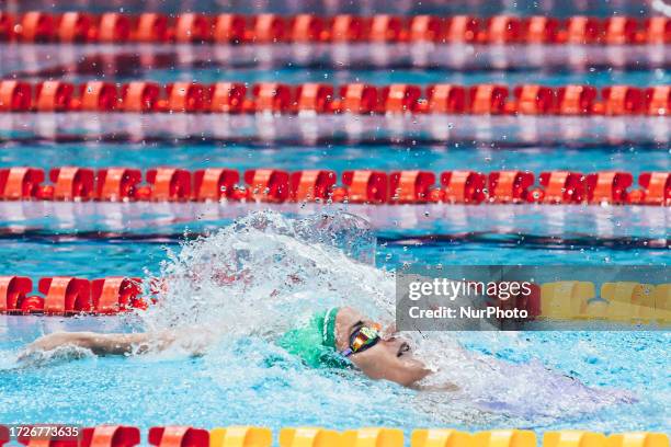 Women 200m Backstroke - Kaylee McKeown during the World Aquatics Swimming World Cup 2023 - Leg 2 - Day 3 Finals at the Athens Olympic Aquatic Centre...