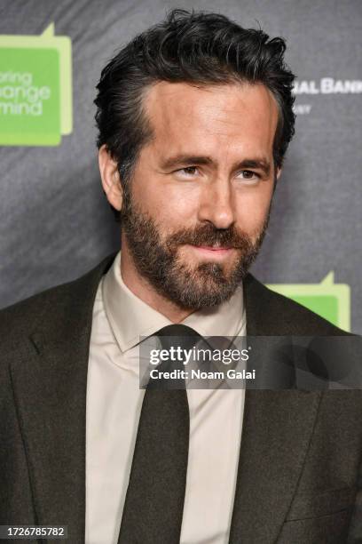 Ryan Reynolds attends Revels & Revelations 11 hosted by Bring Change To Mind in support of teen mental health at City Winery on October 09, 2023 in...