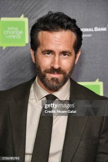 Ryan Reynolds attends Revels & Revelations 11 hosted by Bring Change To Mind in support of teen mental health at City Winery on October 09, 2023 in...