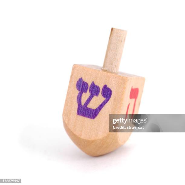 dreidel makro - dreidel stock-fotos und bilder