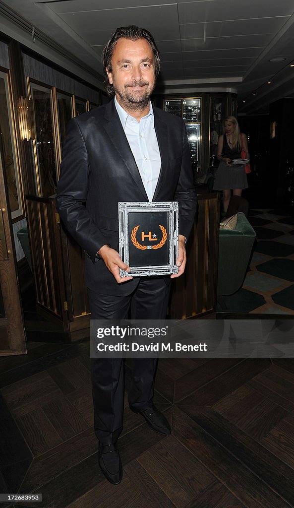 Rod Laver And Margaret Court Host A Reception To Celebrate The 127th Wimbledon Championships & Henri Leconte's 50th Birthday