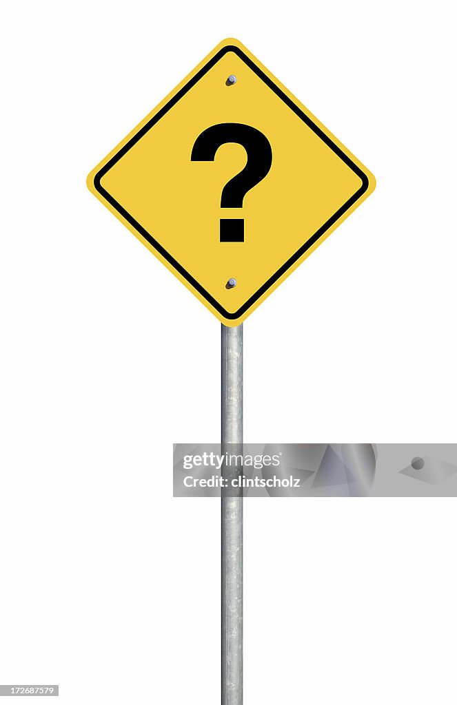 Question Road Sign