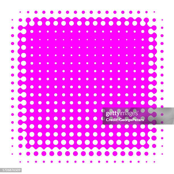Square Shape Half Tone Background, Stockfoto