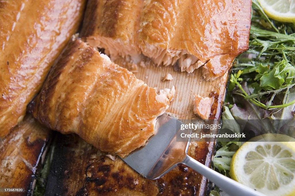 Planked Salmon