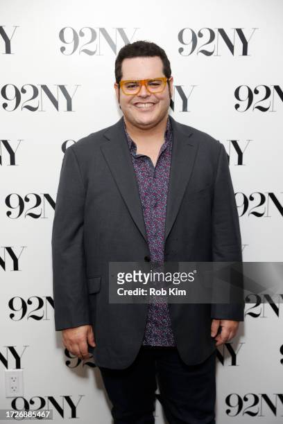 Josh Gad attends "In Conversation With Josh Horowitz" at 92nd Street Y on October 09, 2023 in New York City.