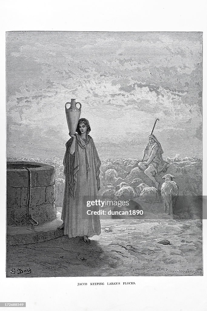 Jacob And Laban High-Res Vector Graphic - Getty Images