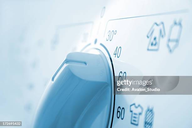 temperature knob in the washing machine. - turn dial stock pictures, royalty-free photos & images