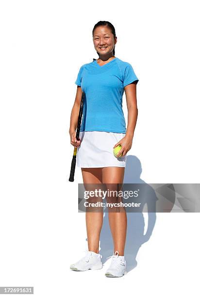 tennis player isolated on white - tennis player stock pictures, royalty-free photos & images