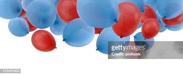 fallenden ballons - political party stock-fotos und bilder