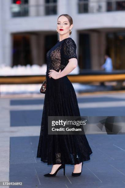 Elizabeth Gillies attends as Reformation X New York City Ballet celebrate new capsule collection at the David Koch Theater on October 09, 2023 in New...