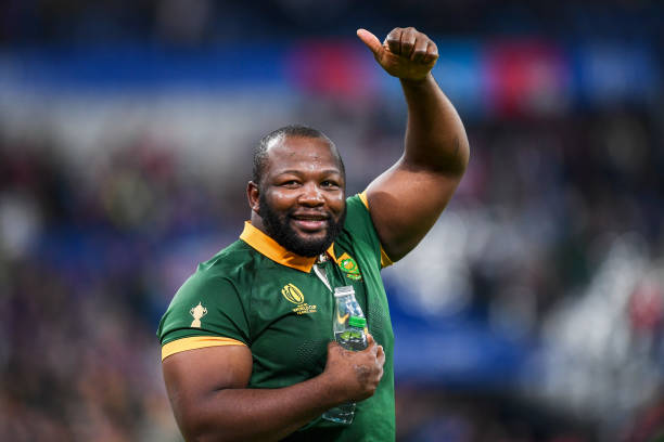 Ox NCHE of South Africa during the Rugby World Cup 2023 quarter final match between France and South Africa at Stade de France on October 15, 2023 in...