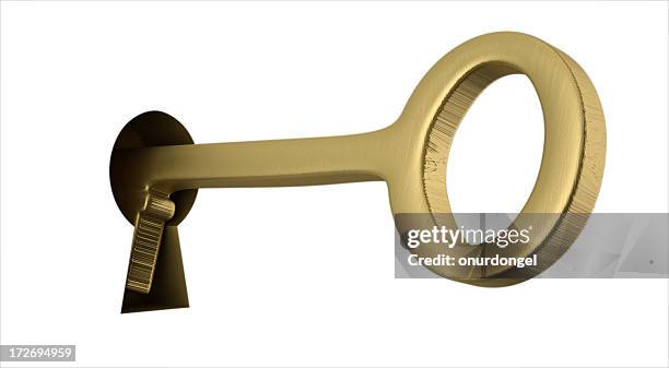 key and lock - keyhole stock pictures, royalty-free photos & images